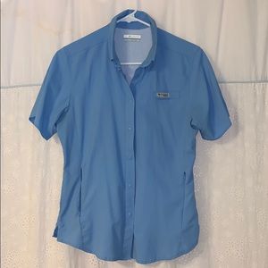 Columbia Sportswear PFG Women’s Lt Blue Shirt
